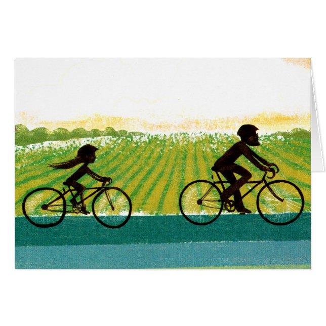 An Aeftermiddag Ride Hälsningskort (Framsidan Horizontal)