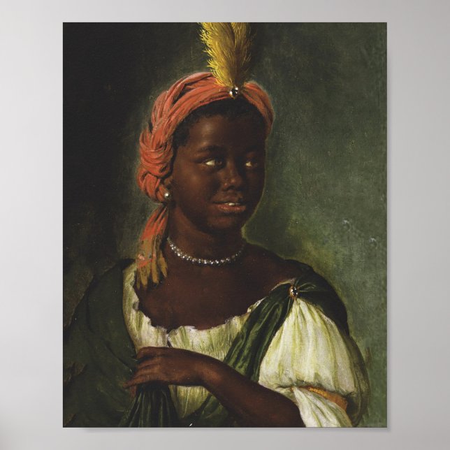 An African Woman - Willem van Mieris Poster (Framsidan)