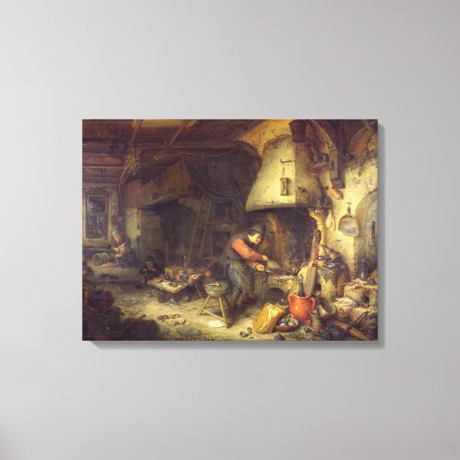 An Alchemist, 1611 Canvastryck (Framsida)