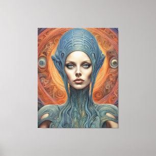 An Alien Woman Canvastryck