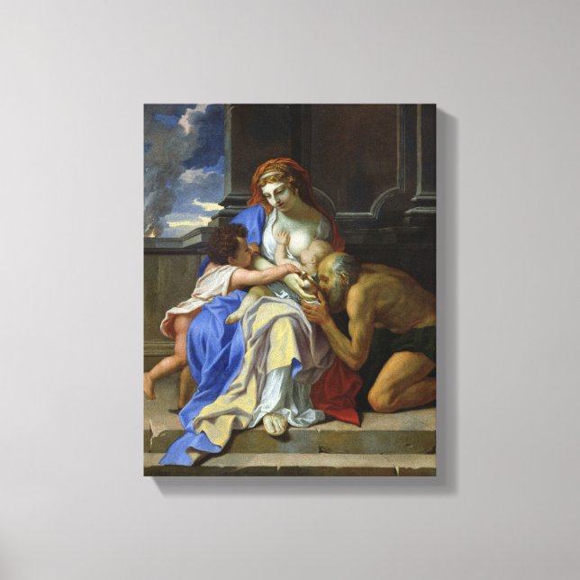 An Allegory of Charity, 1642-48 Canvastryck (Framsida)