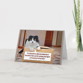 An alternate dimension Folded Thank You Card Tack Kort