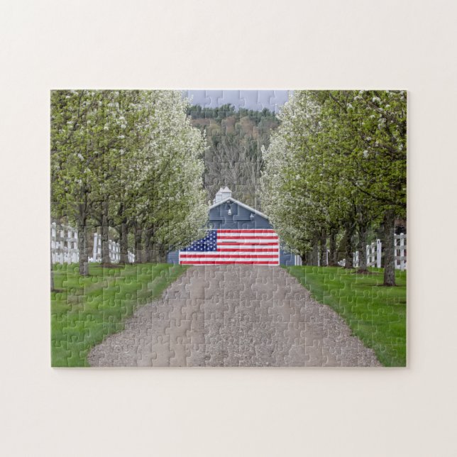 An American Farm Pussel (Horisontell)