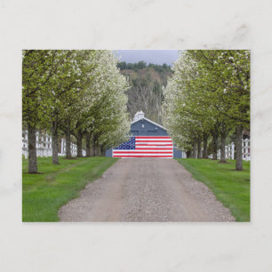 An American Farm Vykort