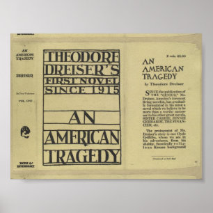 An American Tragedy (1926) dustjacka Poster