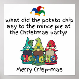An Amusing jul Mince Paj Joke Poster