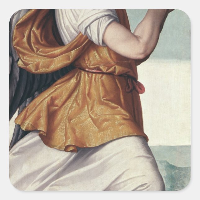 An Angel Fyrkantigt Klistermärke (Framsida)