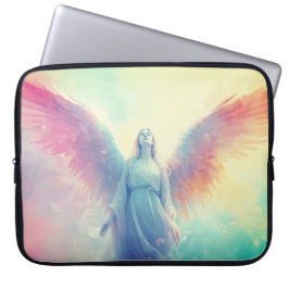 An Angel on a 15" Electronics Bag Laptop Fodral