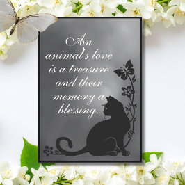 An Animal’s Love Is a Treasure – Cat Sympathy Kort