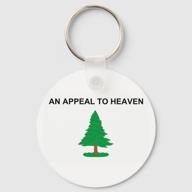 An_Appeal_to_Heaven_Flagga Keychain Nyckelring (Framsida)