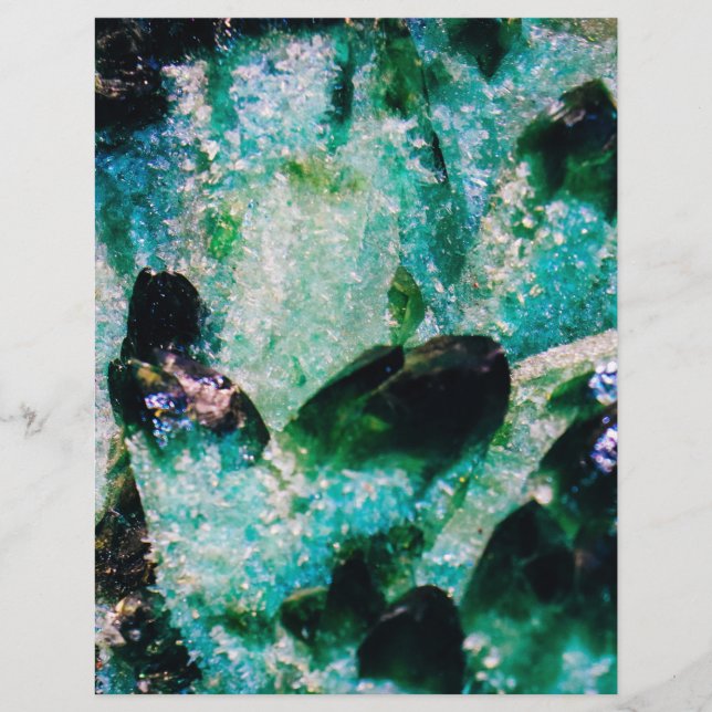 An Aura of Emeralds Brevhuvud (Framsida)