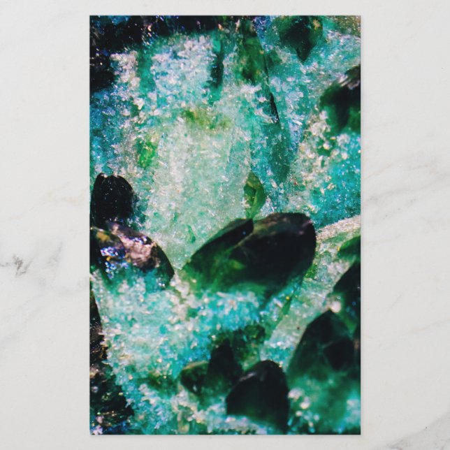 An Aura of Emeralds Brevpapper (Framsida)