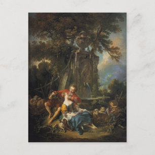 An Autumn Pastoral - François Boucher Vykort