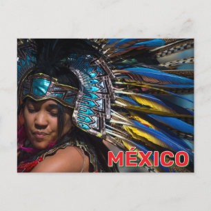 An Aztec Heritage Dancer Vykort