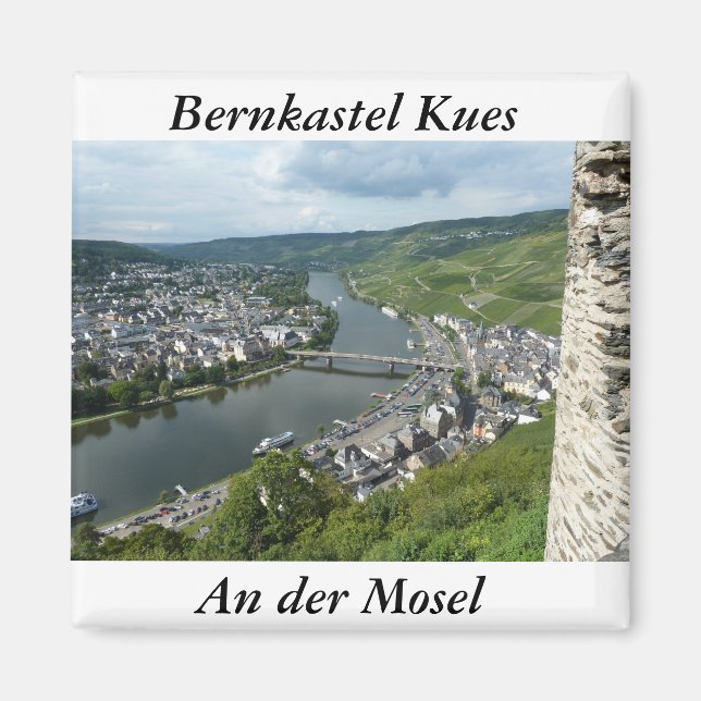 An der Mosel , Bernkastel Kues Magnet (Framsidan)