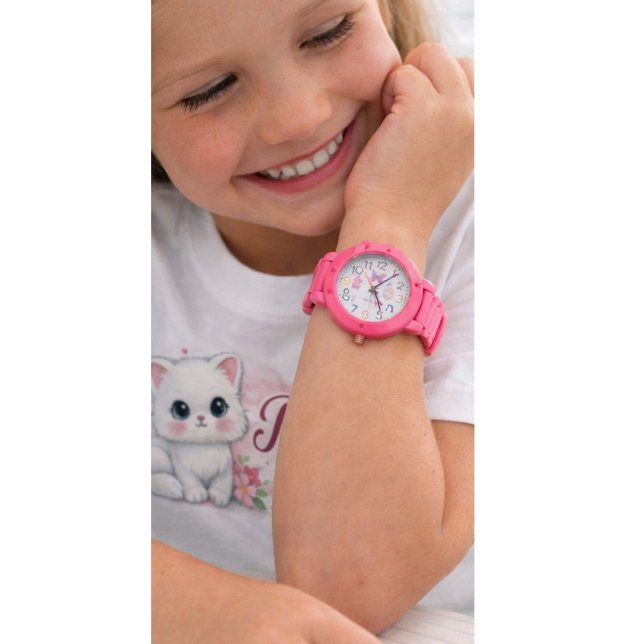 An elegant pink watch armbandsur (Skapare uppladdad)