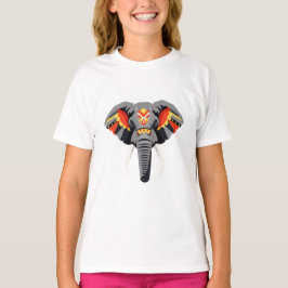 An elephant head  t shirt