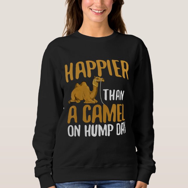 Än en kamel på puckeldagen t shirt (Framsida)