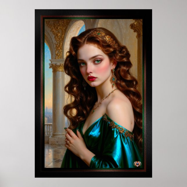 An Enchanting Porträtt of the Emerald Empress Poster (Framsidan)