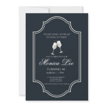 An Evening To Toast Invitation