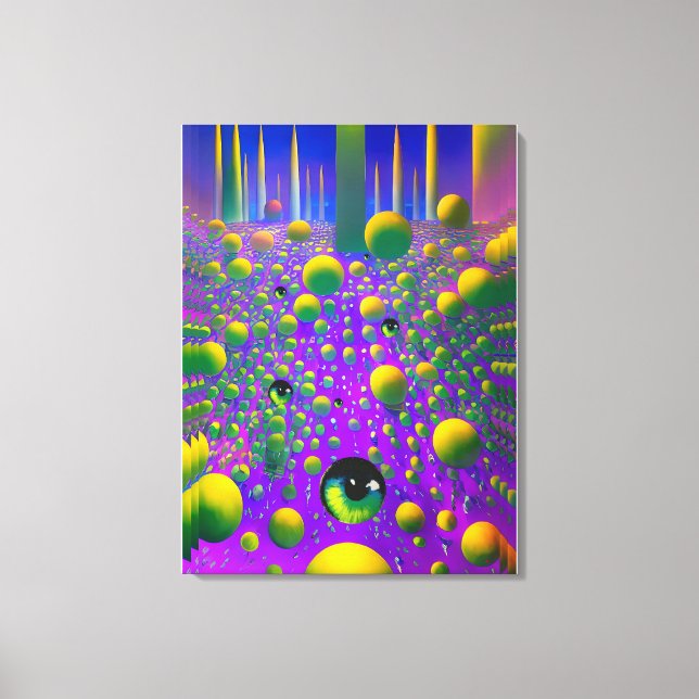 An Eyefull - Ken Gage Surreal Art Canvastryck (Framsida)