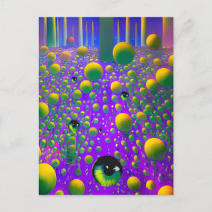An Eyefull - Ken Gage Surreal Art Vykort