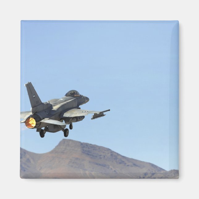 An F-16E från Förenade Arabemiraten Magnet (Framsidan)