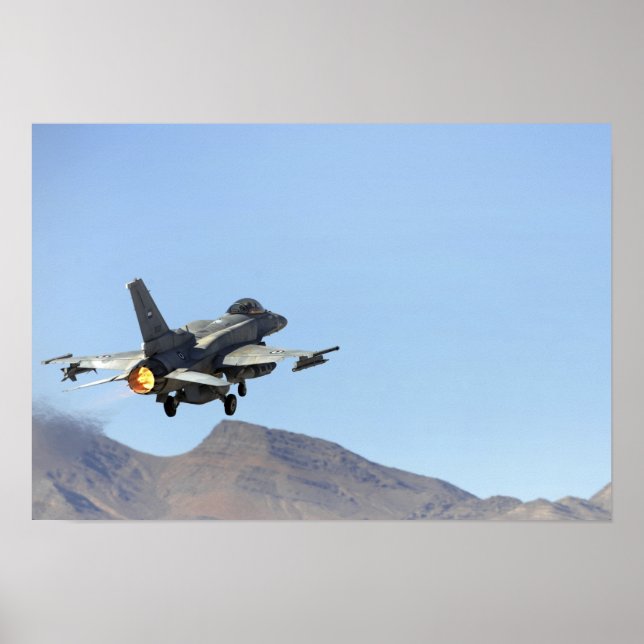 An F-16E från Förenade Arabemiraten Poster (Framsidan)