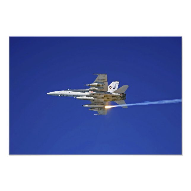 An F/A-18C Hornet Fototryck (Framsidan)
