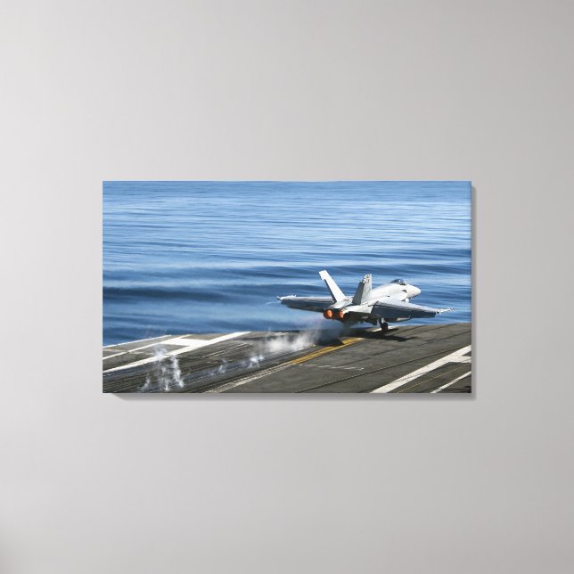 An F/A-18E Toppen Hornet Canvastryck (Framsida)