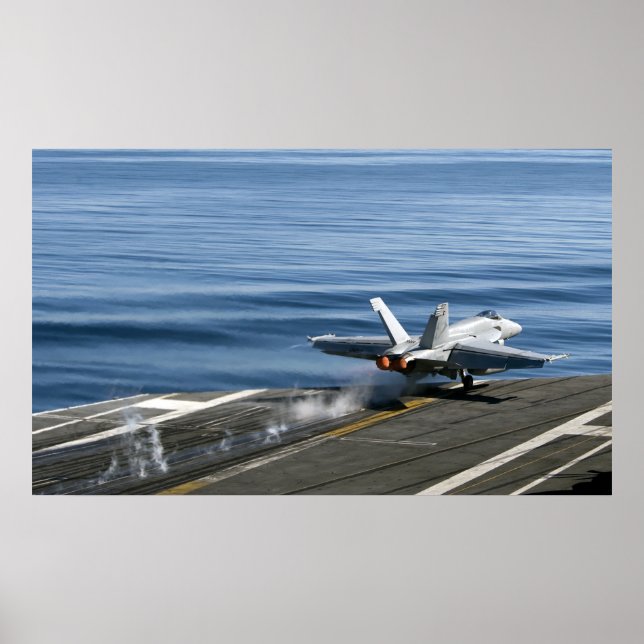 An F/A-18E Toppen Hornet Poster (Framsidan)