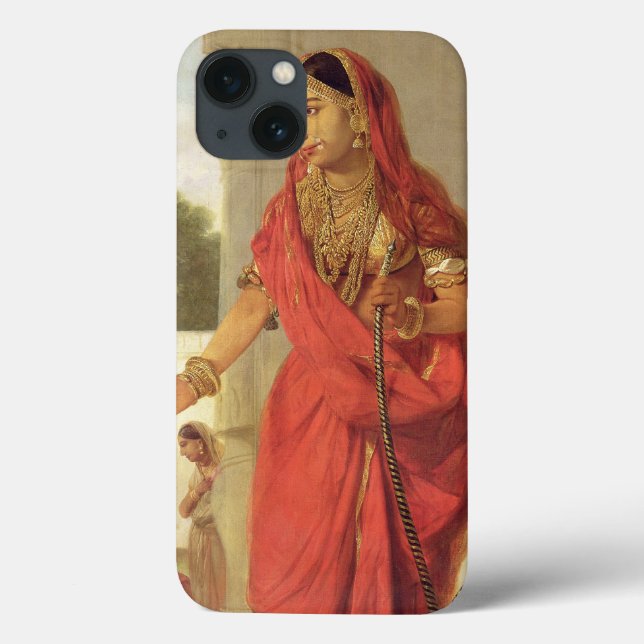 An Indian Dancing Girl with a Hookah, 1772 (olja p (Baksida)