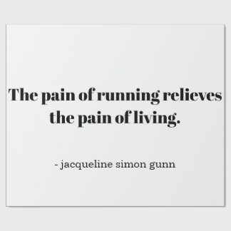 An inspirational quote for runners presentpapper