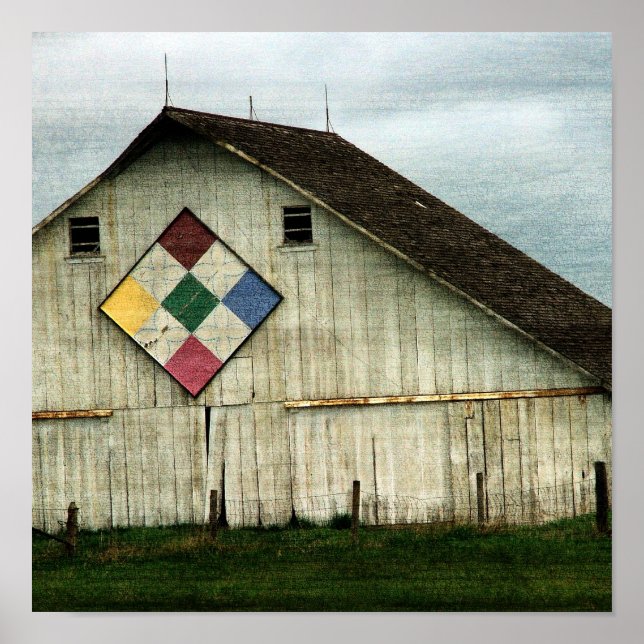 An Iowa Barn Quilt Poster (Framsidan)