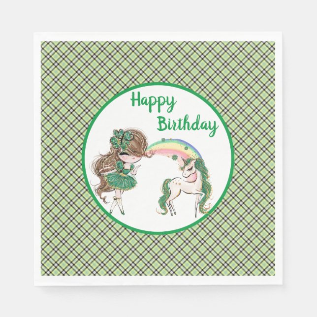 An Irish Birthday Pappersservett (Framsidan)