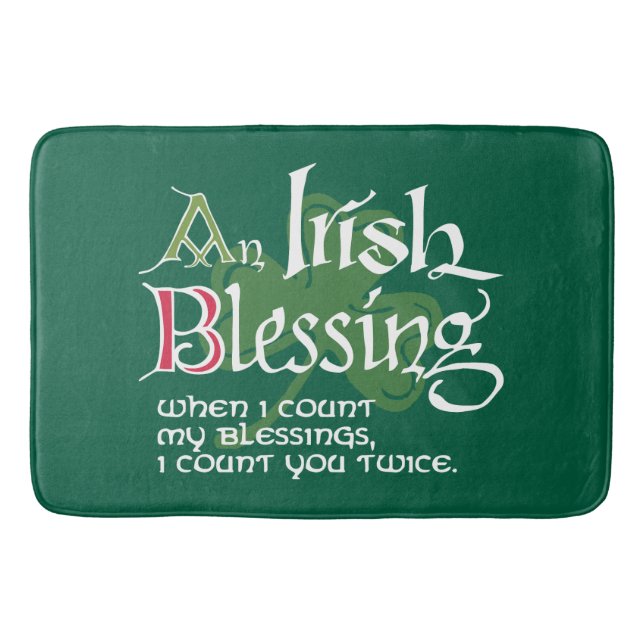 An Irish Blessing Badrumsmatta (Framsidan)