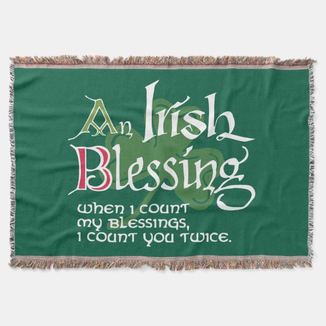 An Irish Blessing Filt (Framsidan)