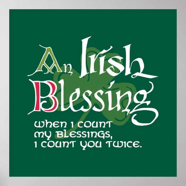 An Irish Blessing Poster (Framsidan)