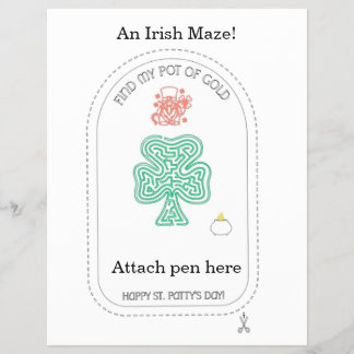 An Irish maze! Reklamblad
