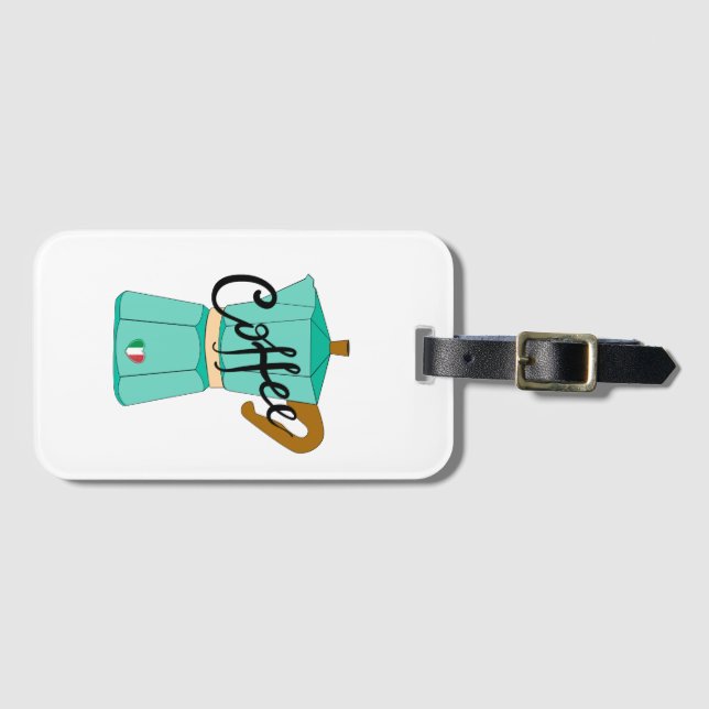 An Italian coffee moka Bagagebricka (Framsida horisontal)