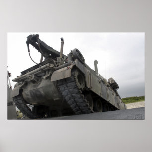 An M88A2 Hercules Recovery Fordon Poster