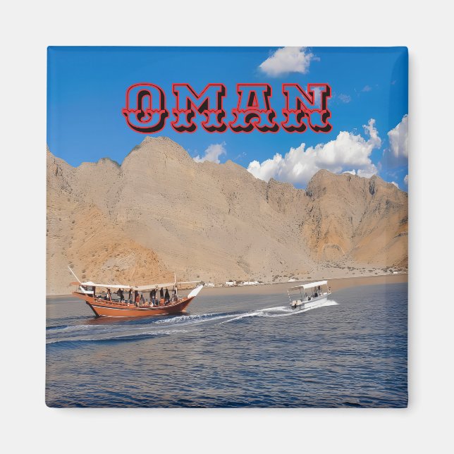 An Omani Coastal Äventyr Magnet (Framsidan)