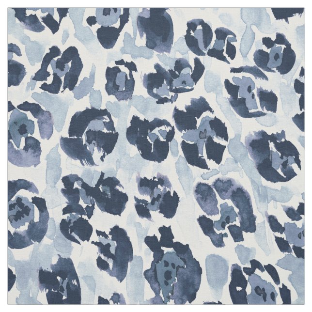 AN SNAG Indigo Animal Skin Tyg (Provkarta)