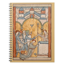 An Tidigt Martyrdom of St Thomas Becket in Art Anteckningsbok