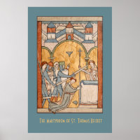 An Tidigt Martyrdom of St Thomas Becket in Art