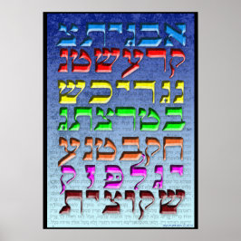 Ana b"Koach ~ Initial Brev ~ Elijah Poster