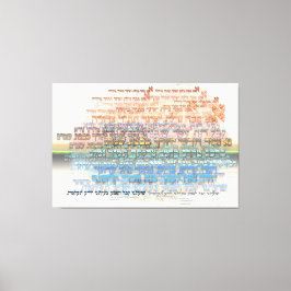 Ana b"Koach Meditation Canvastryck