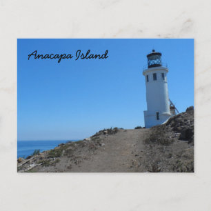 Anacapa Island fyr Vykort
