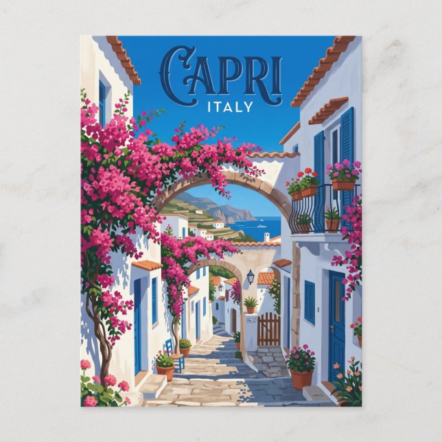 Anacapri Italien Vykort (Framsida)