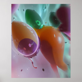 AnachroTechnocracy - Ken Gage Abstrakt Poster